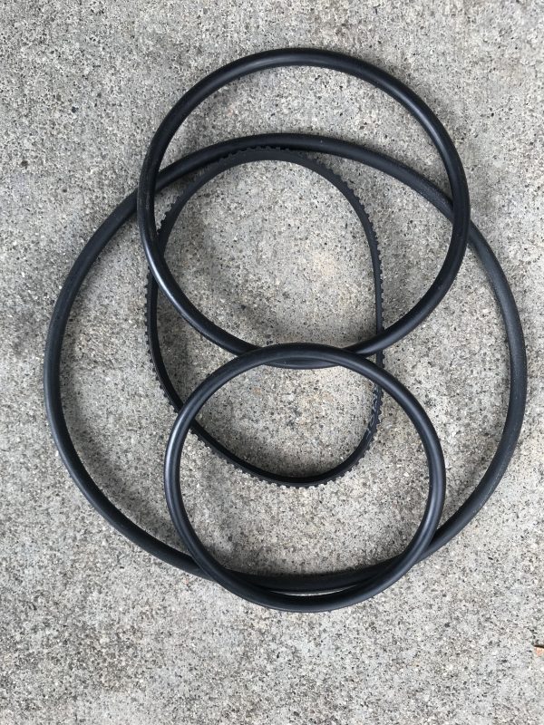 ** 4 New Replacement Belt Set ** for use with a GAF 888Z / Montgomery Wards 809 8mm Film Projector