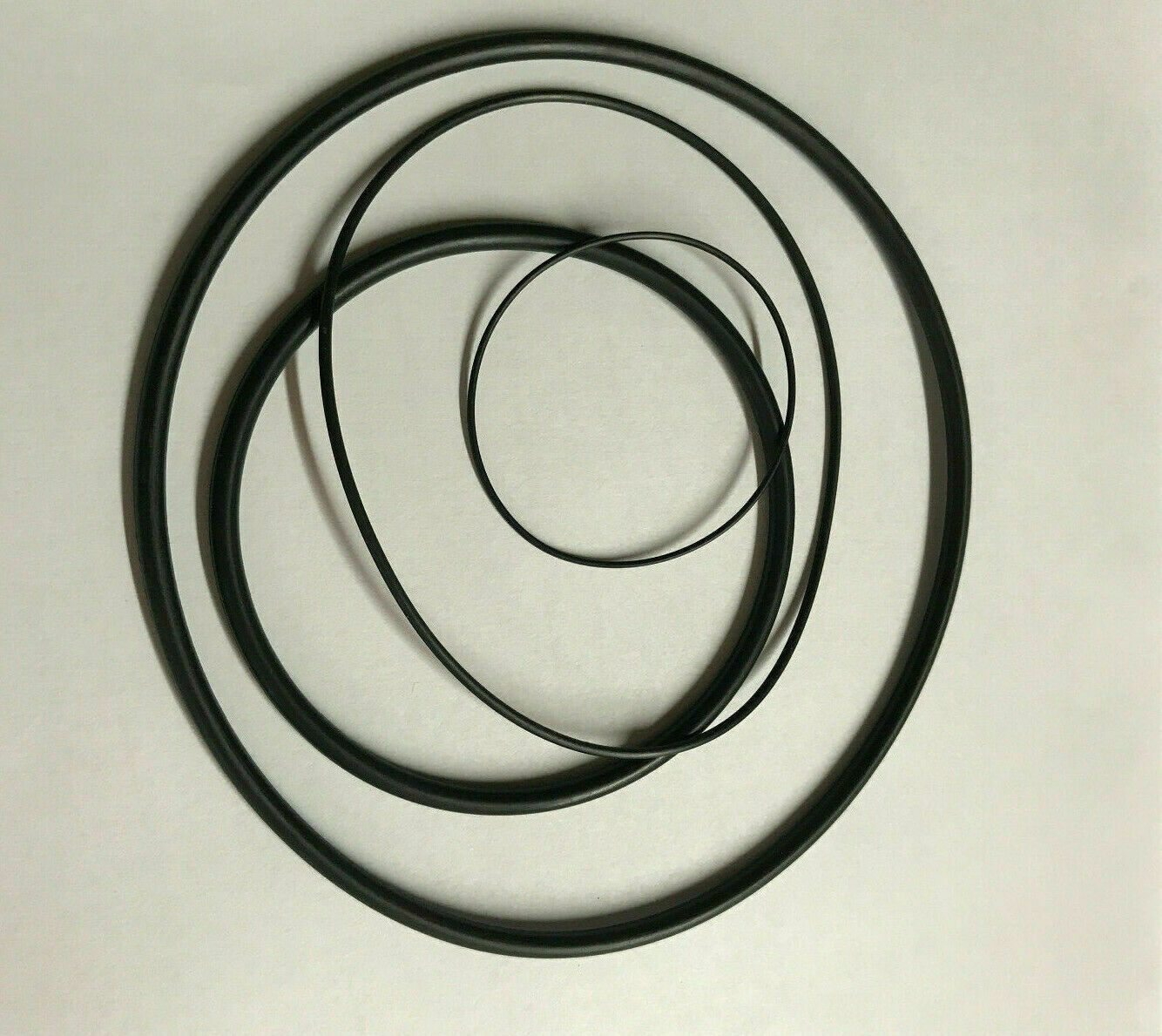 4-NEW-Replacement-Belt-Set-Sony-Reel-to-Reel-PlayerRecorder-TC-366-TC-377-154530902096 **4 NEW Replacement Belt Set** for use with a Sony Reel to Reel Player/Recorder TC-366 - Image 1