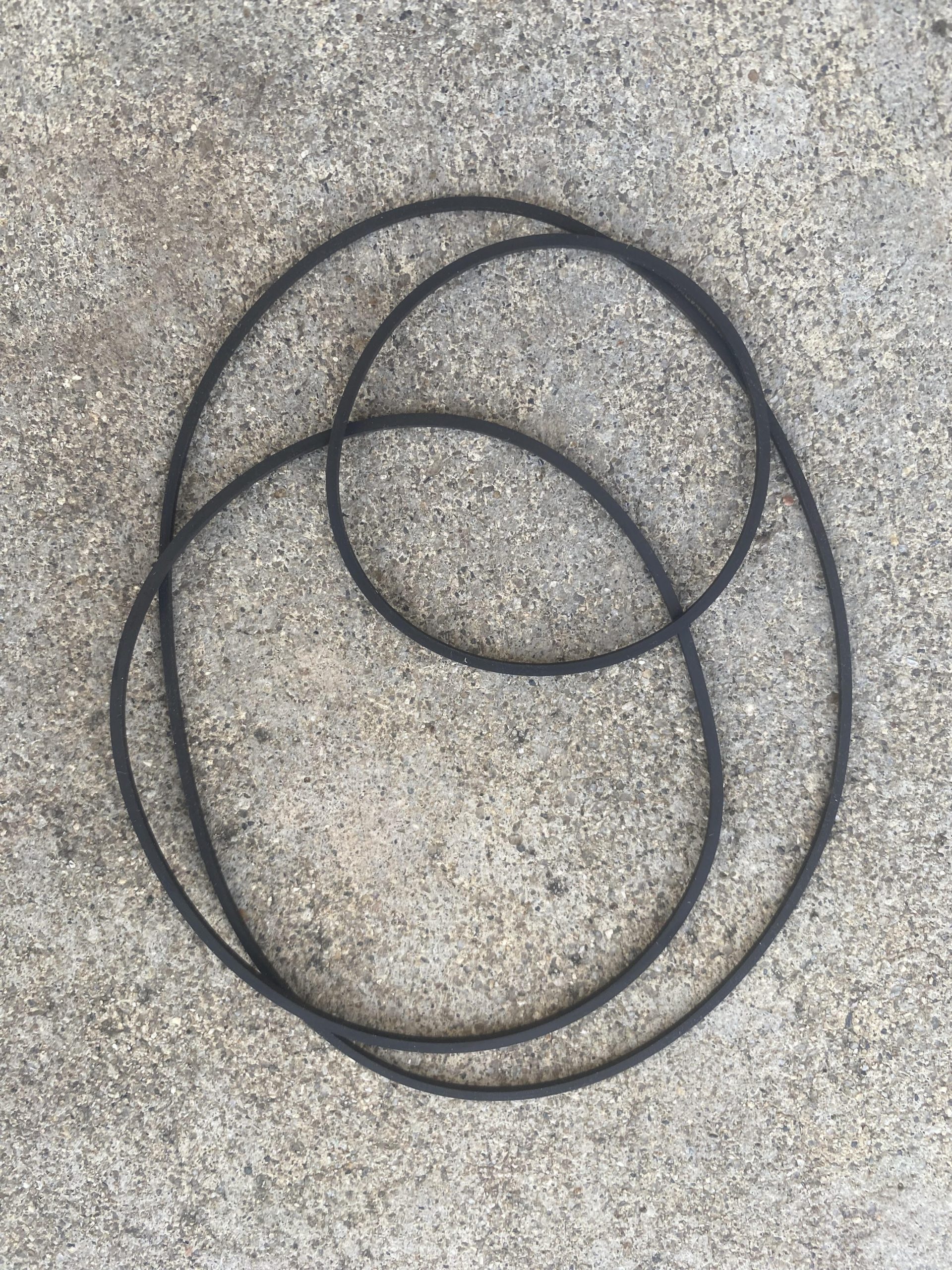 unnamed (5) **New 3 Square Cut Replacement Belts** for use with an AIWA AIWA HV-MX1U HV-MX100 VCR BELTS - Image 1
